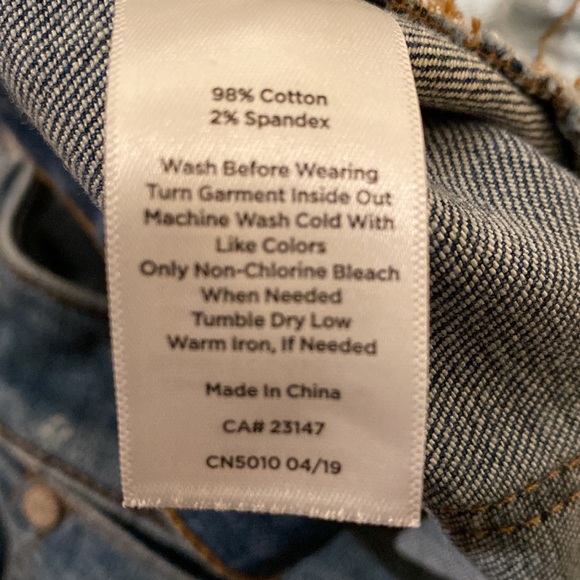 Talbots Flawless Slim Ankle Size 12 Pale Tulip Print - Picture 6 of 7